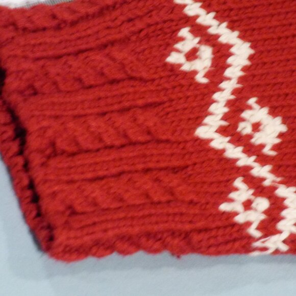 Ralph Lauren Rusty Red Snowflake Sweater, size S - Picture 8 of 14